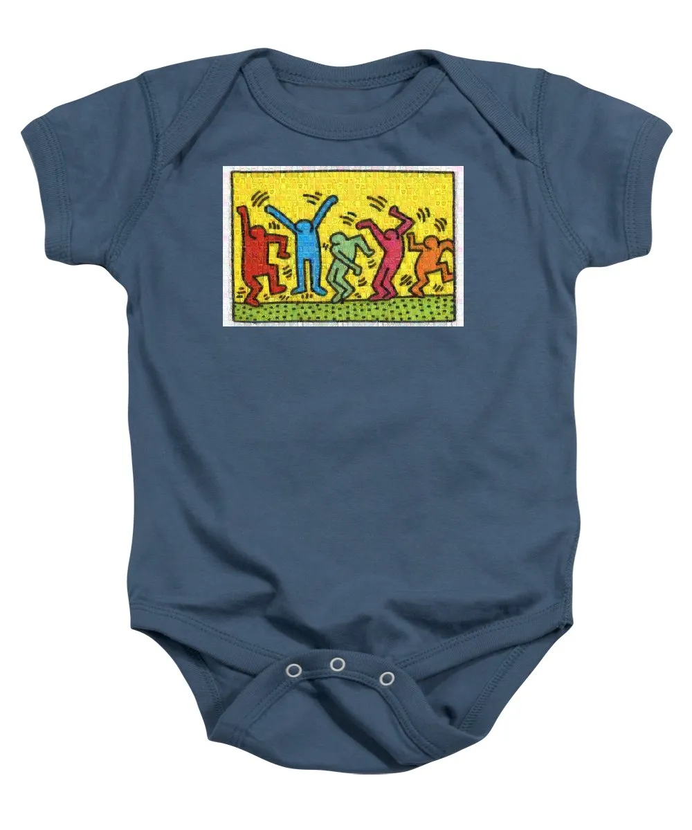 Tribute to Haring - Baby Onesie