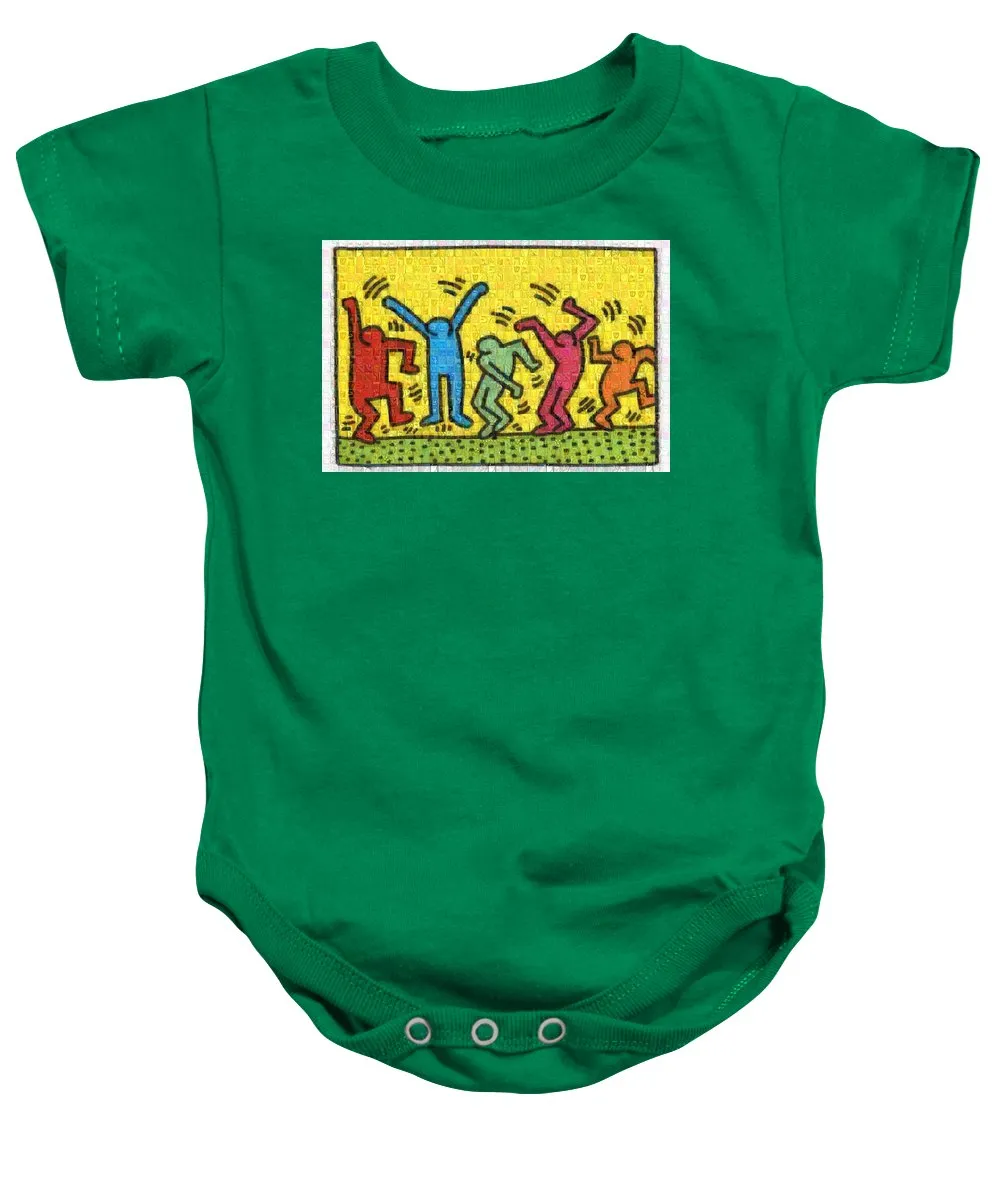 Tribute to Haring - Baby Onesie
