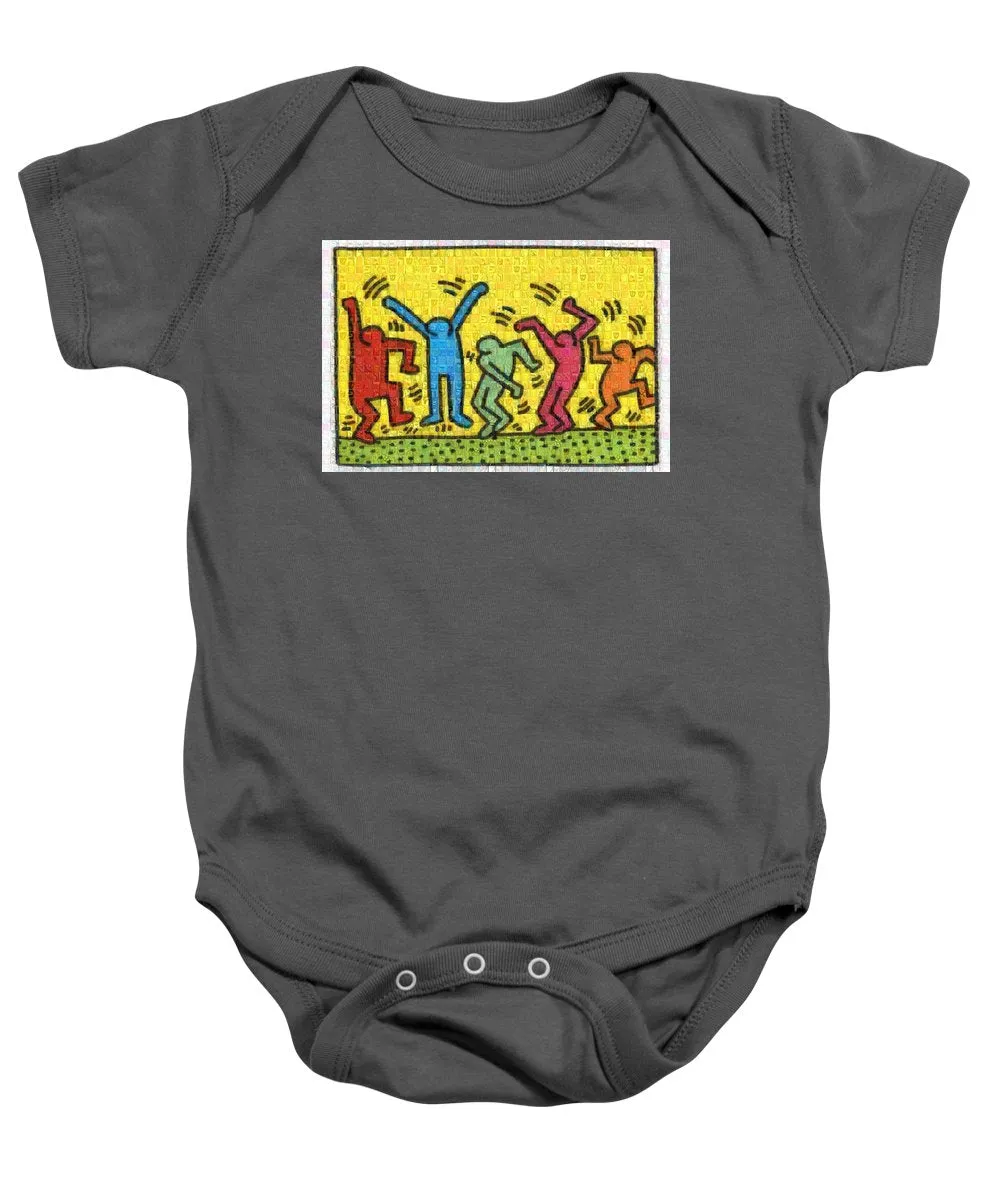 Tribute to Haring - Baby Onesie