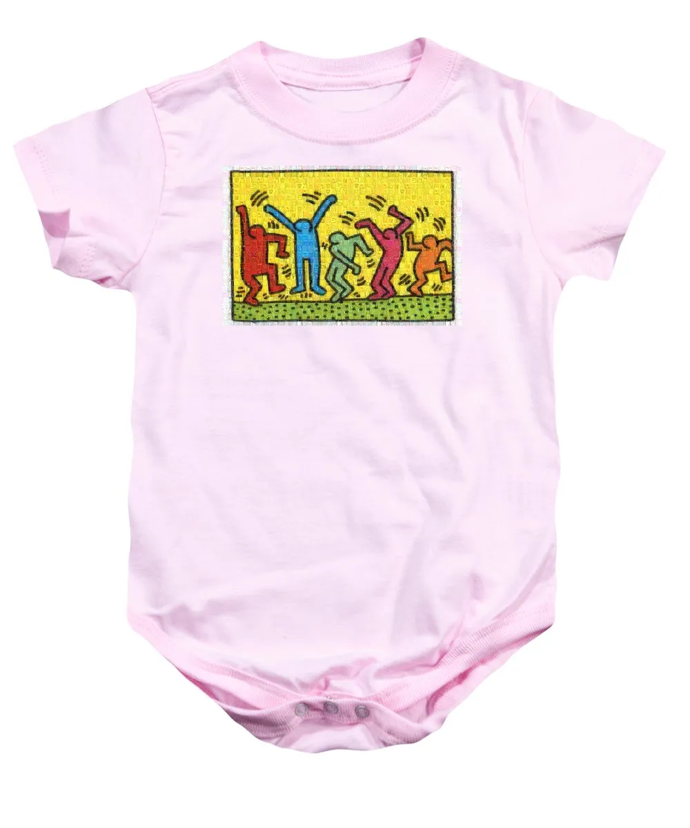 Tribute to Haring - Baby Onesie