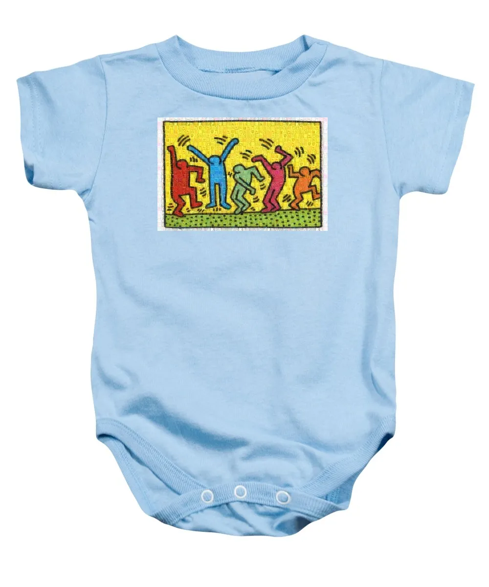 Tribute to Haring - Baby Onesie