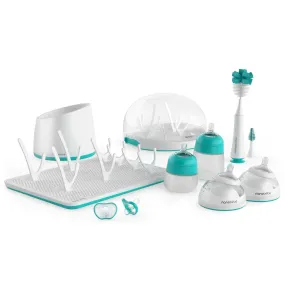 Ultimate Newborn Baby Bottle Feeding Set (Teal)
