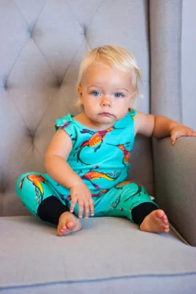 Weedy Sea Dragon | Organic Cotton Romper | Size 000 - 2