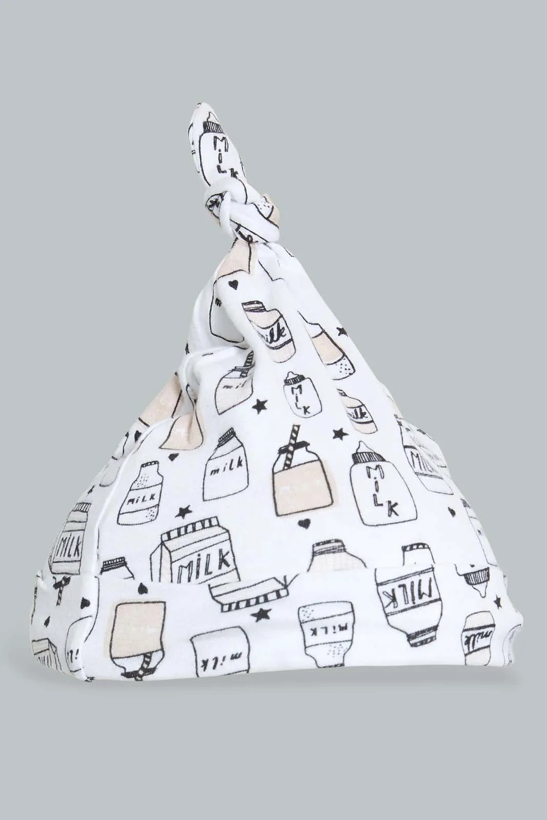 White And Pink Milk Hats (Pack of 2)