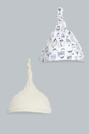 White And Pink Milk Hats (Pack of 2)
