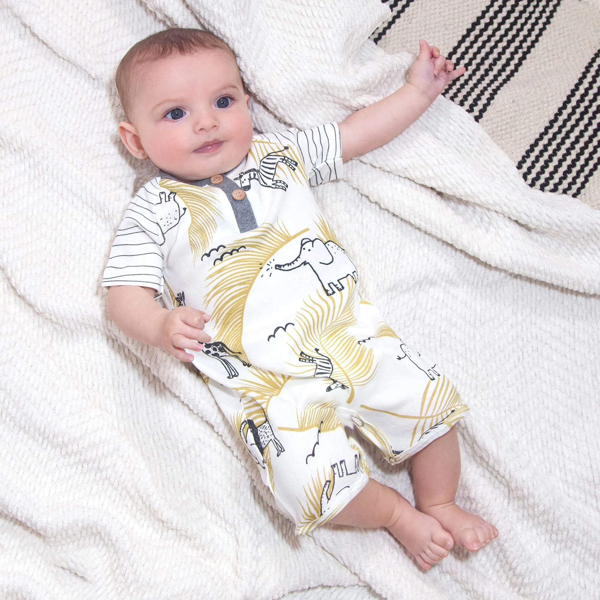 Wild Safari Shortie Romper