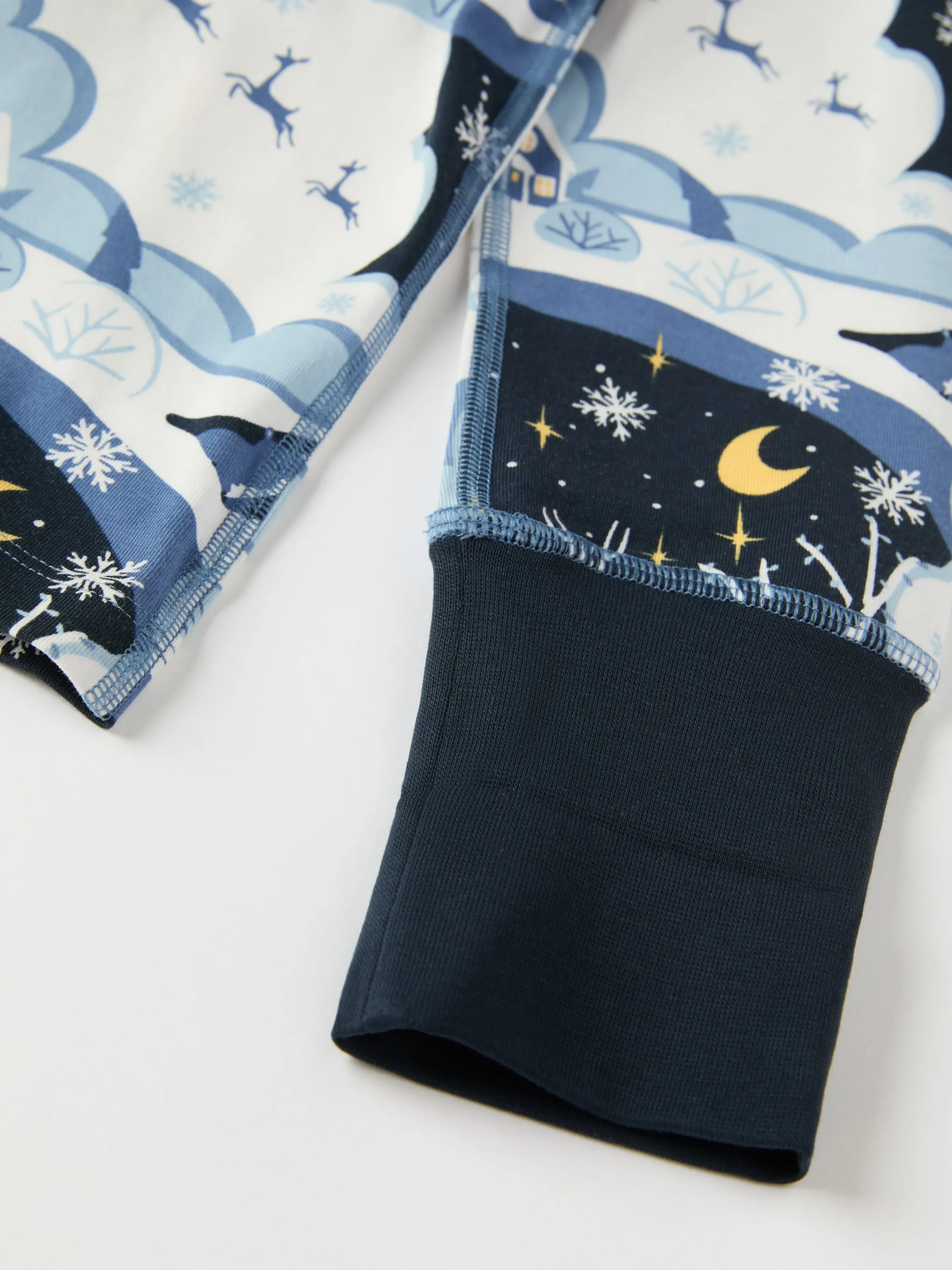 Winter Forest Print Kids Pyjamas