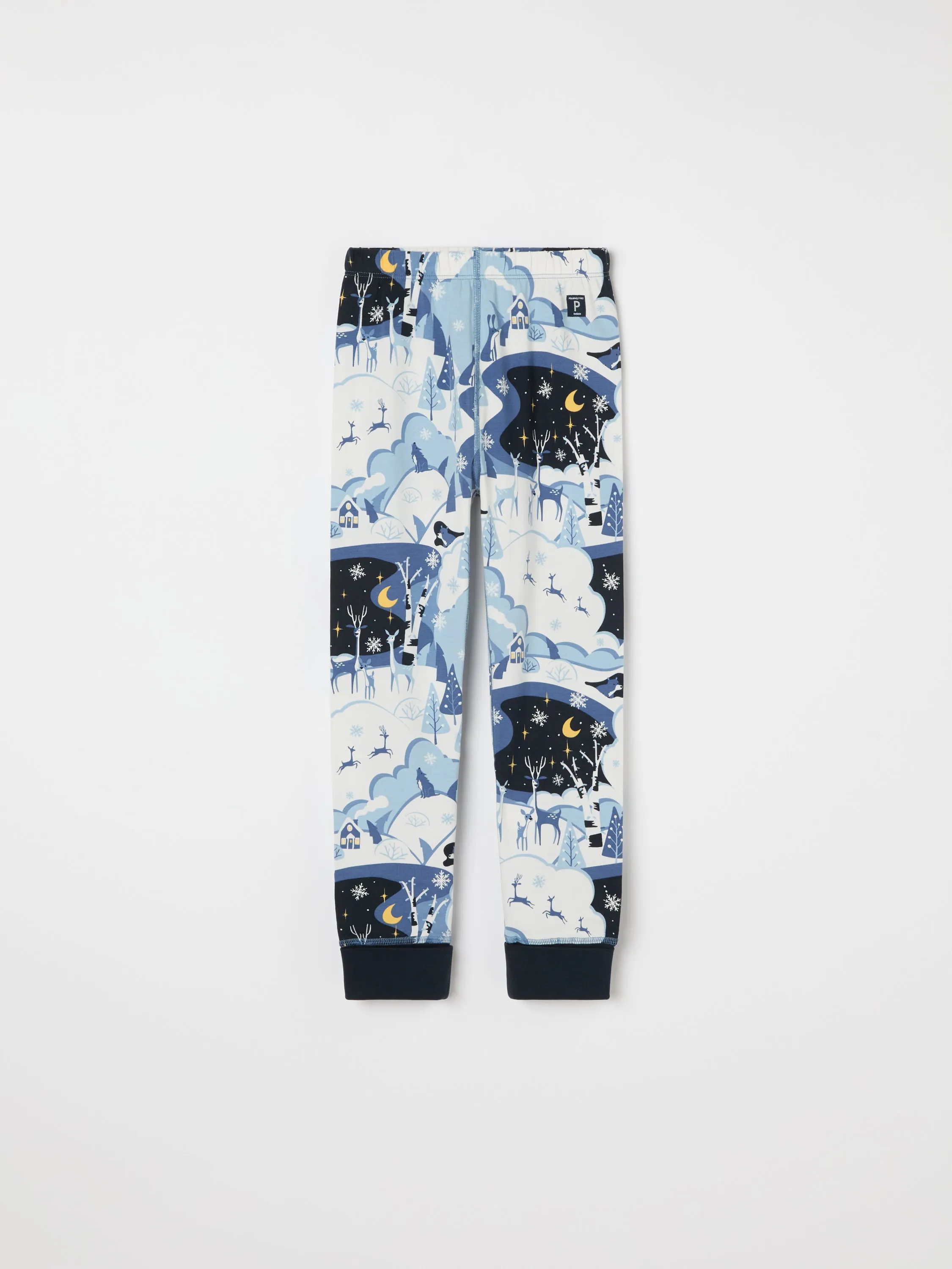 Winter Forest Print Kids Pyjamas