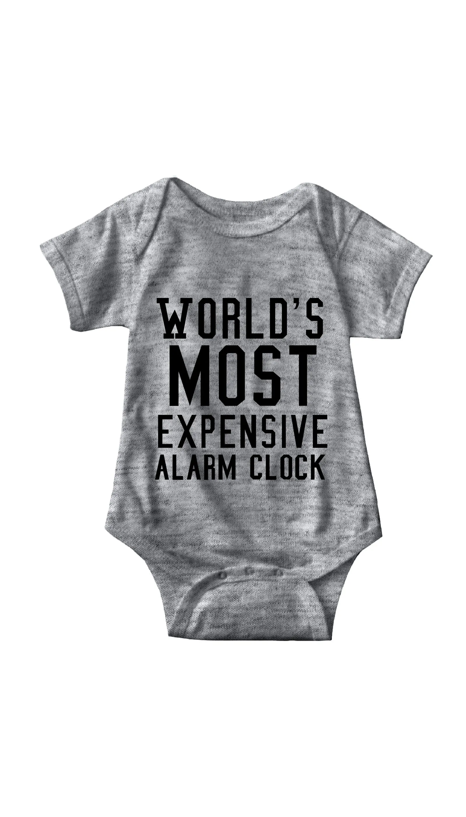 World's Most Expensive Alarm Clock Infant Onesie
