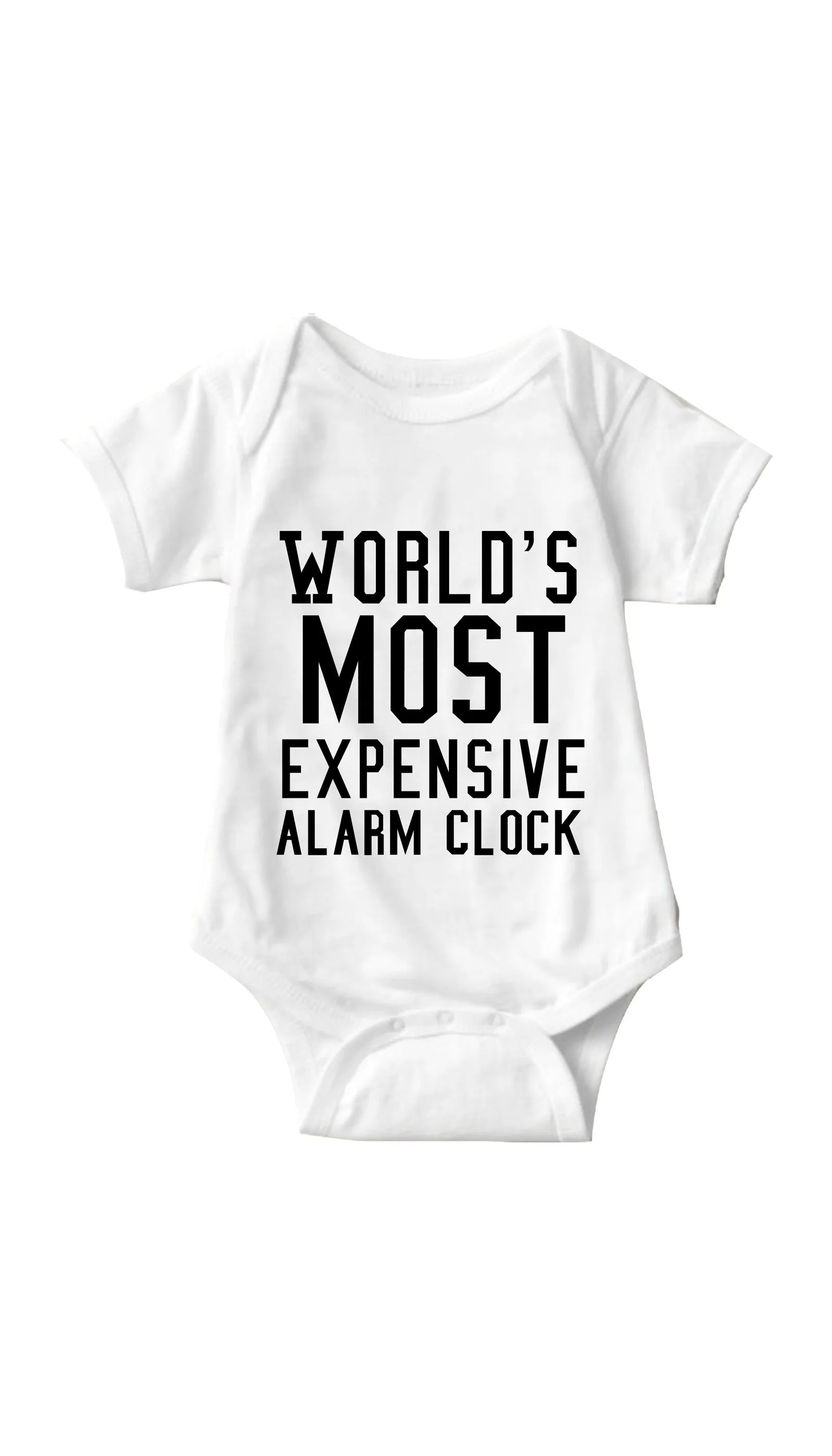 World's Most Expensive Alarm Clock Infant Onesie